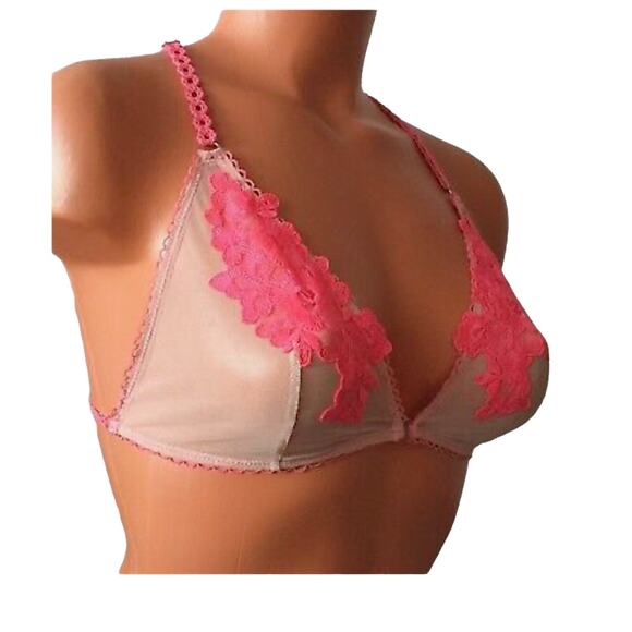 NWT Victoria Secret's Small Dream Angels Cups Lace Floral B-C Cup - Picture 6 of 13